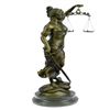 Image 9 : Blind Justice Graduation Lawyer Student Bronze Sculpture