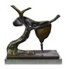 Image 3 : Modern Melting Clock Bronze Sculpture