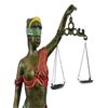 Image 2 : Color Patina Blind Justice Bronze Sculpture