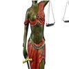 Image 4 : Color Patina Blind Justice Bronze Sculpture