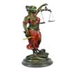Image 9 : Color Patina Blind Justice Bronze Sculpture