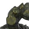 Image 6 : Wall Mount Hound Dog With Rabbit Bronze Sculpture