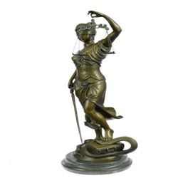 Tall Blind Justice Graduation Lawyer Student Bronze Sculpture