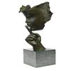 Image 5 : Abstract Girl Hush Up Bronze Sculpture