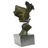 Image 8 : Abstract Girl Hush Up Bronze Sculpture