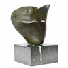 Image 5 : Girl Hush Up Bronze Sculpture on Marble Base Figurine