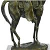 Image 3 : Cowboy on Horse Bronze Sculpture