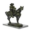 Image 5 : Cowboy on Horse Bronze Sculpture
