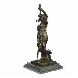 Blind Justice - Scale of Justice Bronze Sculpture
