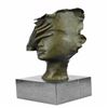 Image 1 : Shame on Me Bronze Statue on Marble Base Figurine