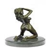 Image 8 : Naked Beautiful Girl Bronze Sculpture