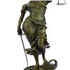 Image 4 : Blind Justice Bronze Sculpture on Marble Base Figurine