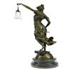 Image 6 : Blind Justice Bronze Sculpture on Marble Base Figurine