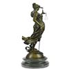 Image 8 : Blind Justice Bronze Sculpture on Marble Base Figurine