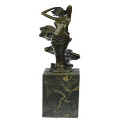 Sexy Woman with Flair Bronze Sculpture