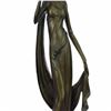 Image 7 : 1920 Style Girl Holding a Mask Bronze Sculpture
