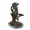 Image 4 : Victorian Mythology Bird Bronze Candlestick Sculpture