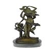 Image 7 : Victorian Mythology Bird Bronze Candlestick Sculpture