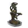 Image 8 : Victorian Mythology Bird Bronze Candlestick Sculpture