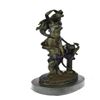 Image 9 : Victorian Mythology Bird Bronze Candlestick Sculpture