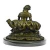 Image 4 : Victorian Lady with Dog Bronze Figurine