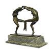 Image 1 : Twine Dancer Bronze Sculpture on Marble Base Figurine