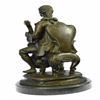 Image 5 : Man playing Music With Musical Instruments Cello Player Bronze Sculpture
