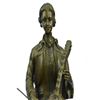 Image 6 : Man playing Music With Musical Instruments Cello Player Bronze Sculpture