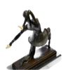 Image 10 : Clara Bronze Sculpture on Marble Base Figurine