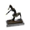 Image 2 : Clara Bronze Sculpture on Marble Base Figurine