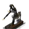 Image 3 : Clara Bronze Sculpture on Marble Base Figurine