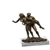 Image 1 : Highly Erotic Sexual Sex Bronze Sculpture on Marble Base Figurine