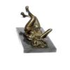 Image 5 : Nude Woman Daydreaming Bronze Sculpture