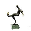 Image 5 : Modernist of Soccer Player Bronze Sculpture