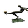 Image 6 : Modernist of Soccer Player Bronze Sculpture