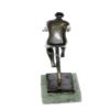 Image 4 : Cyclist Olympic Trophy Bronze Sculpture on Marble Base Figurine