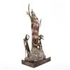 Image 1 : Nobility of Time Bronze Sculpture with Special Patina Statue