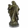 Image 4 : Blessed Mother Mary holds baby Jesus Bronze Sculpture