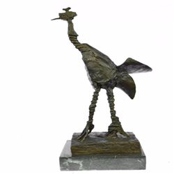 Wild Life Edition Bronze Sculpture on Marble Base Figurine