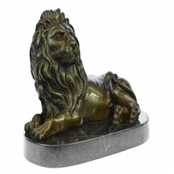 African Lion King of Jungle Edition Bronze Sculpture