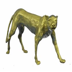 Cougar Puma Bronze Sculpture
