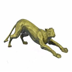 Cougar Panther Mountain Lion Bronze Statue