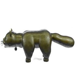 Cat Feline Animal Edition Bronze Sculpture