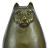 Image 2 : Handcrafted Detailed Hot Cast Cat Bronze Sculpture