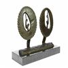 Image 5 : Body Builder Trophy Bronze Sculpture on Marble Base Figurine