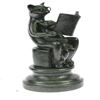 Image 9 : Cat with Baby Telling Stories Bronze Sculpture