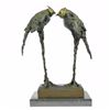 Image 1 : Romantic Parrot Bronze Sculptures