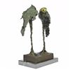 Image 9 : Romantic Parrot Bronze Sculptures