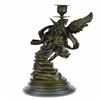 Image 3 : Eros and Psyche Romantic Candle Holder Bronze Sculpture
