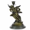 Image 5 : Eros and Psyche Romantic Candle Holder Bronze Sculpture